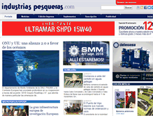 Tablet Screenshot of industriaspesqueras.com
